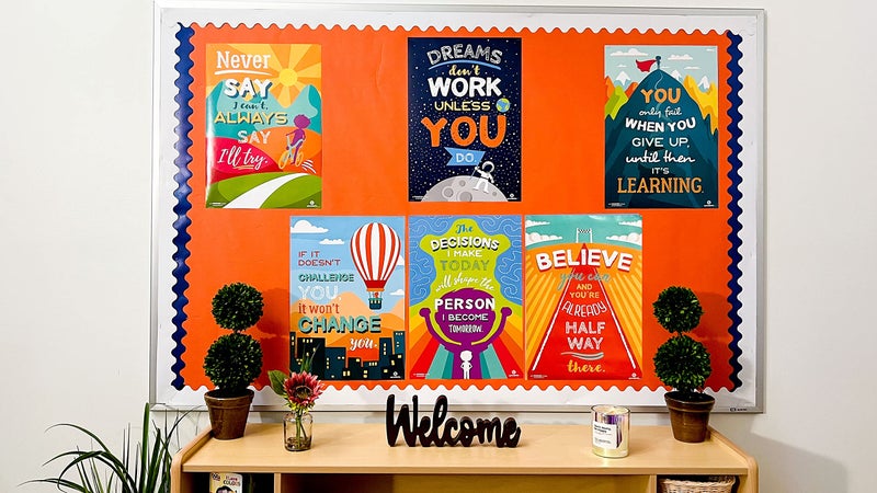 Sproutbrite Classroom Decorations - Motivational Posters - Educational and Inspirational Growth Mindset for Teacher and Students - Image 2